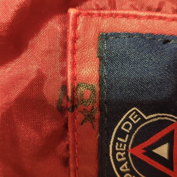 Iparelde Quilted Asymmetrical Maroon Quilted Moto Leather Jacket XS/S (label XL) - Picture 11 of 13